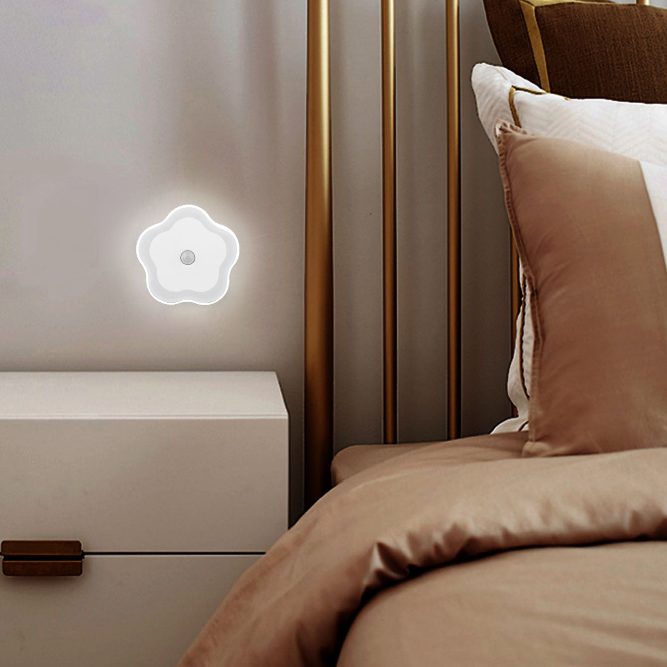 Human Sensor LED Night Light – Rechargeable Cordless Creative Table Lamp