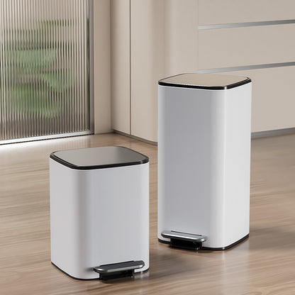 Stainless Steel Step Trash Can with Lid