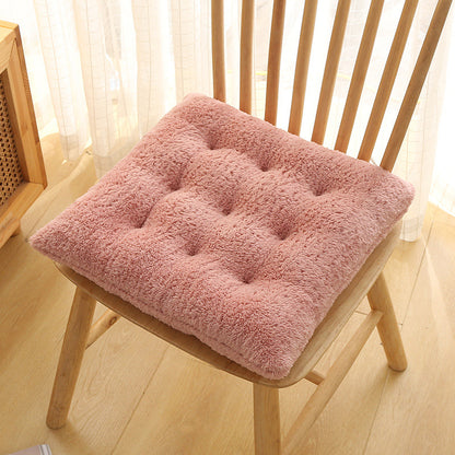 Thick Plush Chair Seat Cushion – Soft Velvet Dining & Office Chair Pad