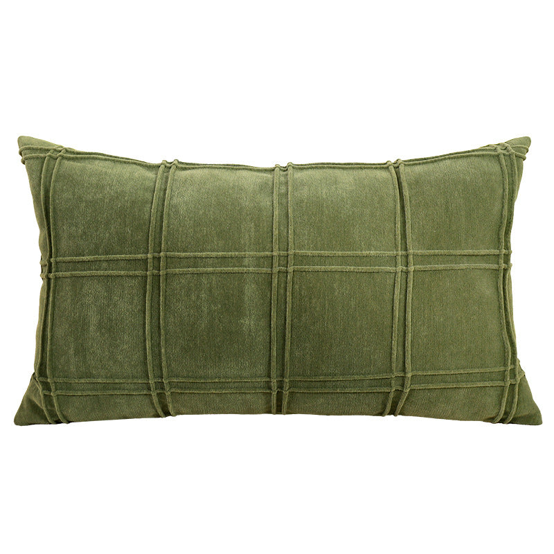 Long Rectangular Lumbar Pillow – Modern Scandinavian Style Sofa & Bed Cushion