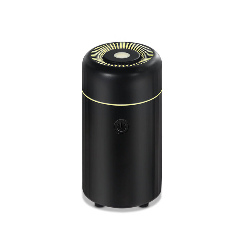 Mini Car Aroma Humidifier with Colorful LED Light