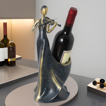 Elegant Violin Wine Bottle Holder