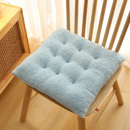 Thick Plush Chair Seat Cushion – Soft Velvet Dining & Office Chair Pad