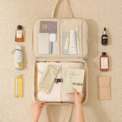Foldable Travel Storage Bag – Waterproof Handheld Organizer for Luggage & Home