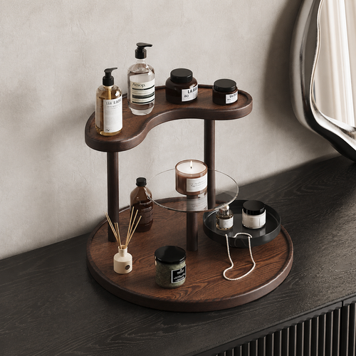 3-Tier Bamboo Desktop Organizer Shelf